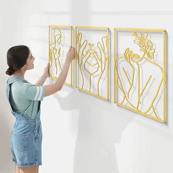 Nordic Iron Wall Hanging - Modern Home Decor Accessories - Image 4