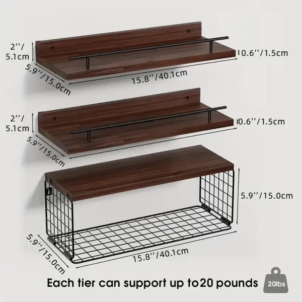 Multifunctional Wall-Mounted Cabinet Rack for Kitchen & Bathroom - Image 3