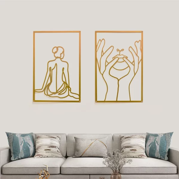 Nordic Iron Wall Hanging - Modern Home Decor Accessories - Image 3