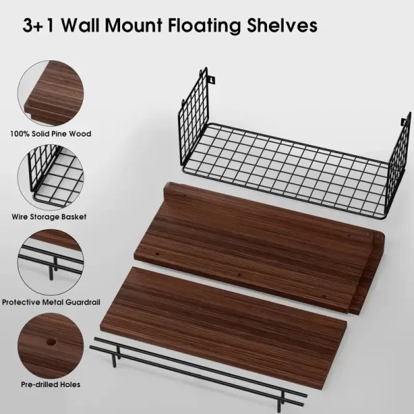 Multifunctional Wall-Mounted Cabinet Rack for Kitchen & Bathroom - Image 2