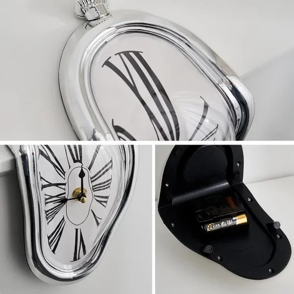2024 Surreal Melting Wall Clocks - Dali Style Decor - Image 5