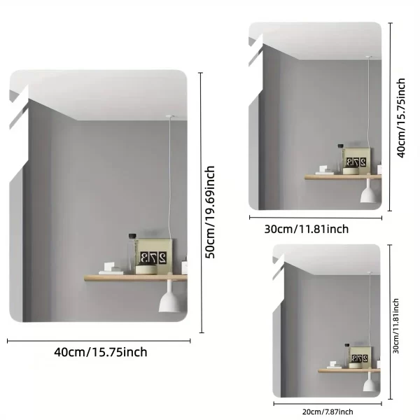 Acrylic Shatterproof Mirror – Modern & Safe Wall Decor - Image 3